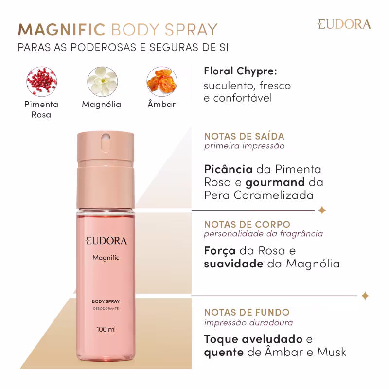 Desodorante Body Spray Magnific 100ml 2