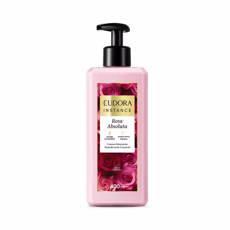 Creme Hidratante Desodorante Corporal Instance Rosa Absoluta 400ml