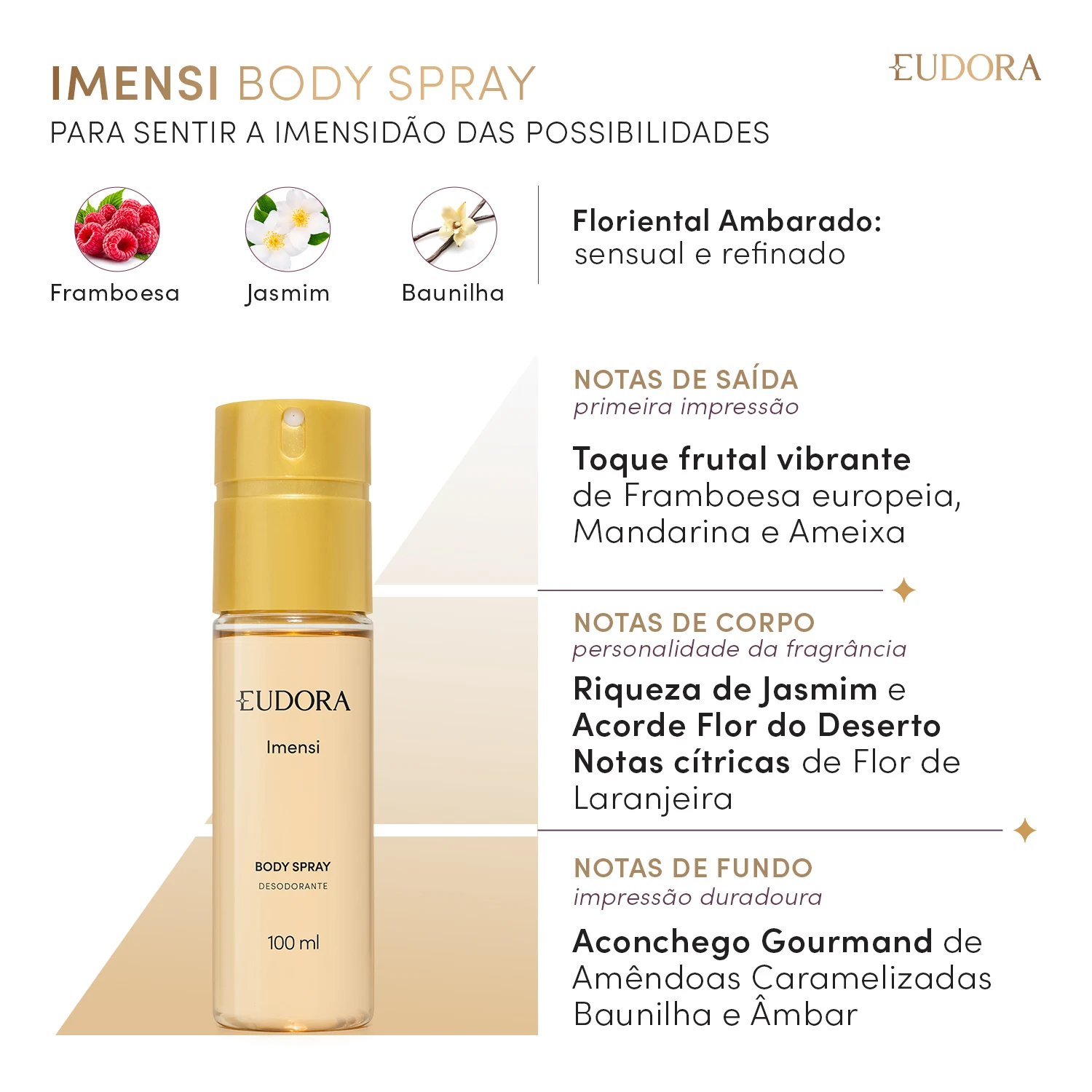 Desodorante Body Spray Imensi 100Ml 3