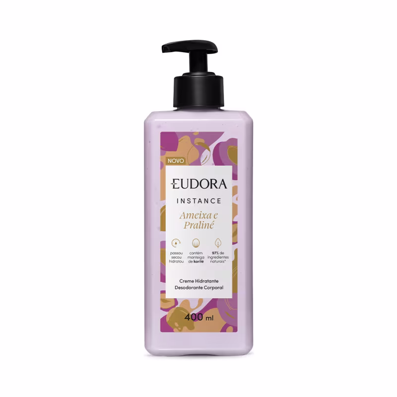Creme Hidratante Desodorante Corporal Instance ameixa praline 400ml