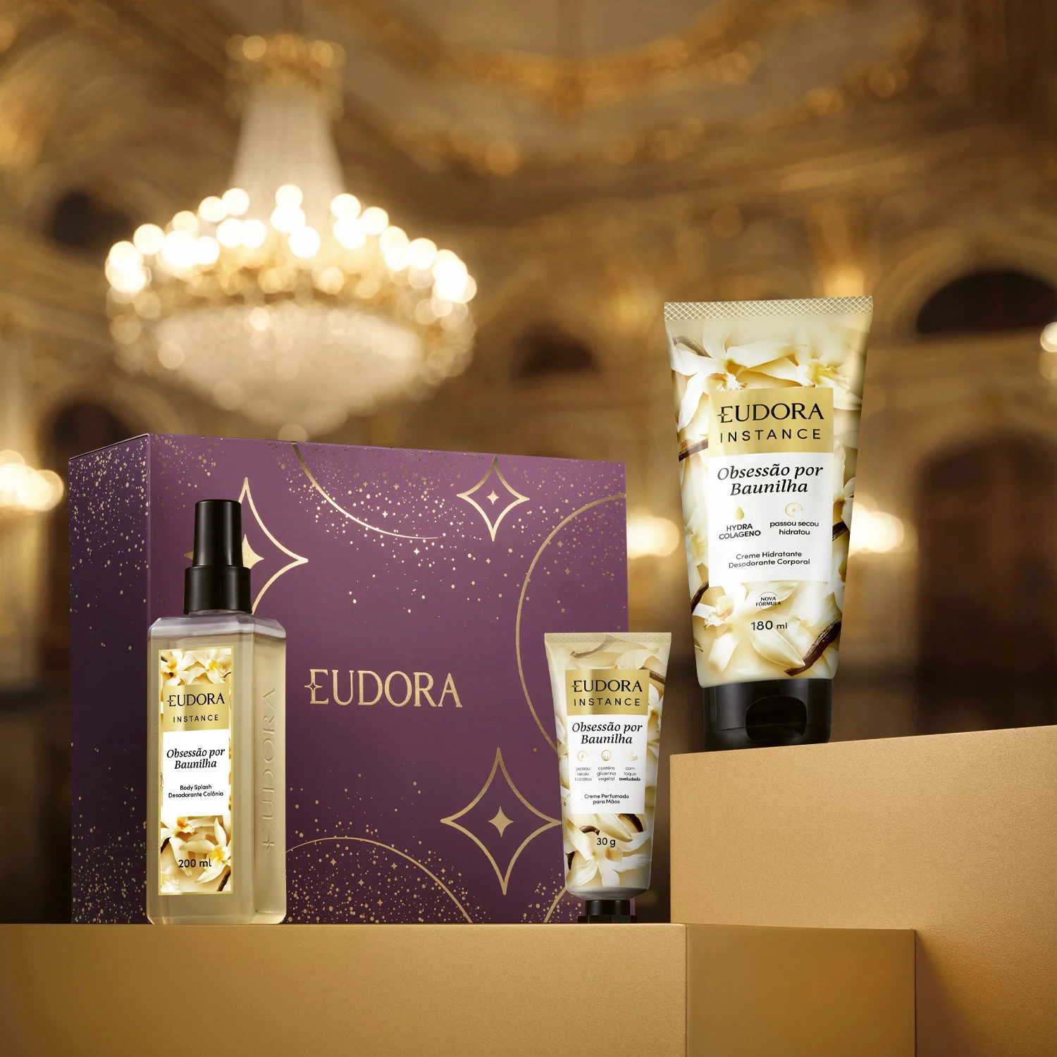 Kit Presente Eudora Instance Baunilha Amor (3 Itens) 2