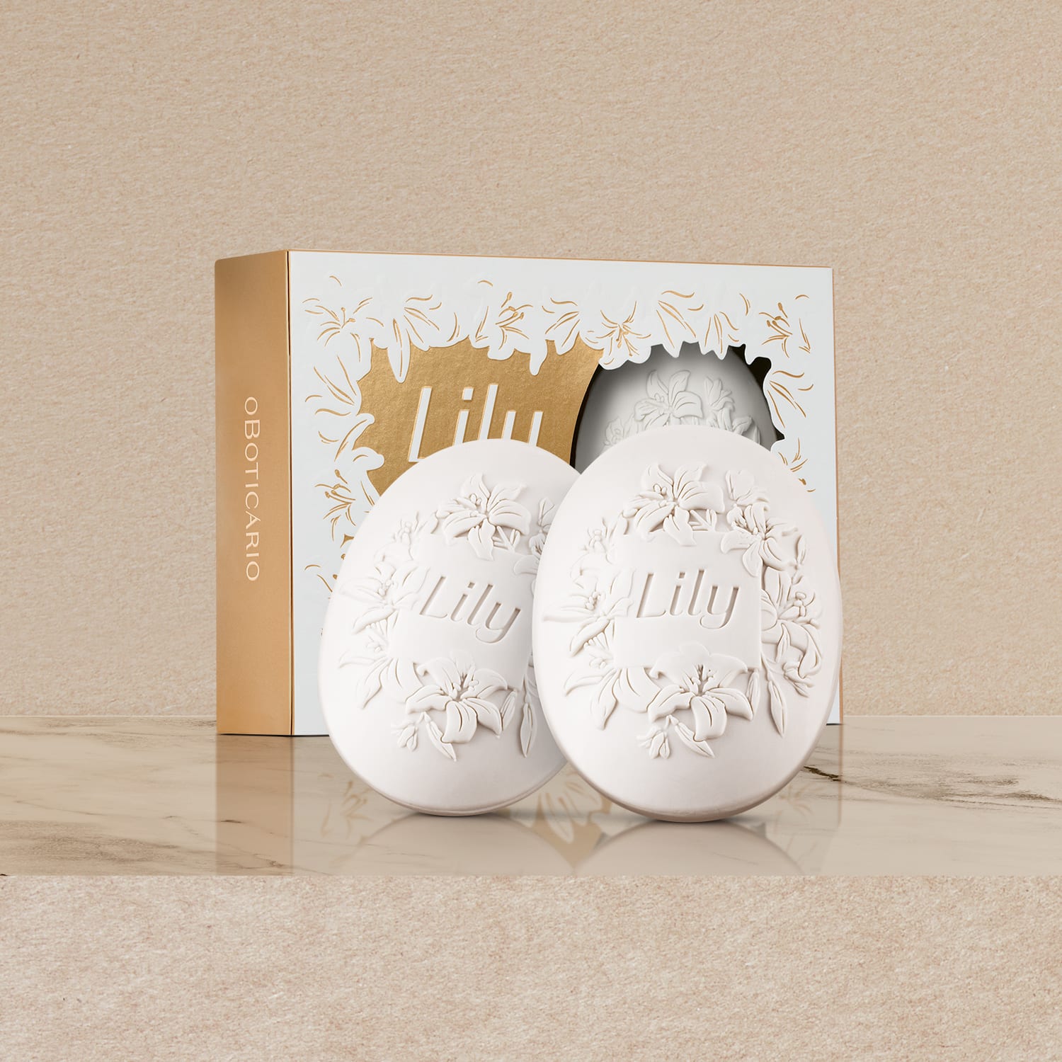 Sabonete Em Barra Perfumado Lily 2X90G 2