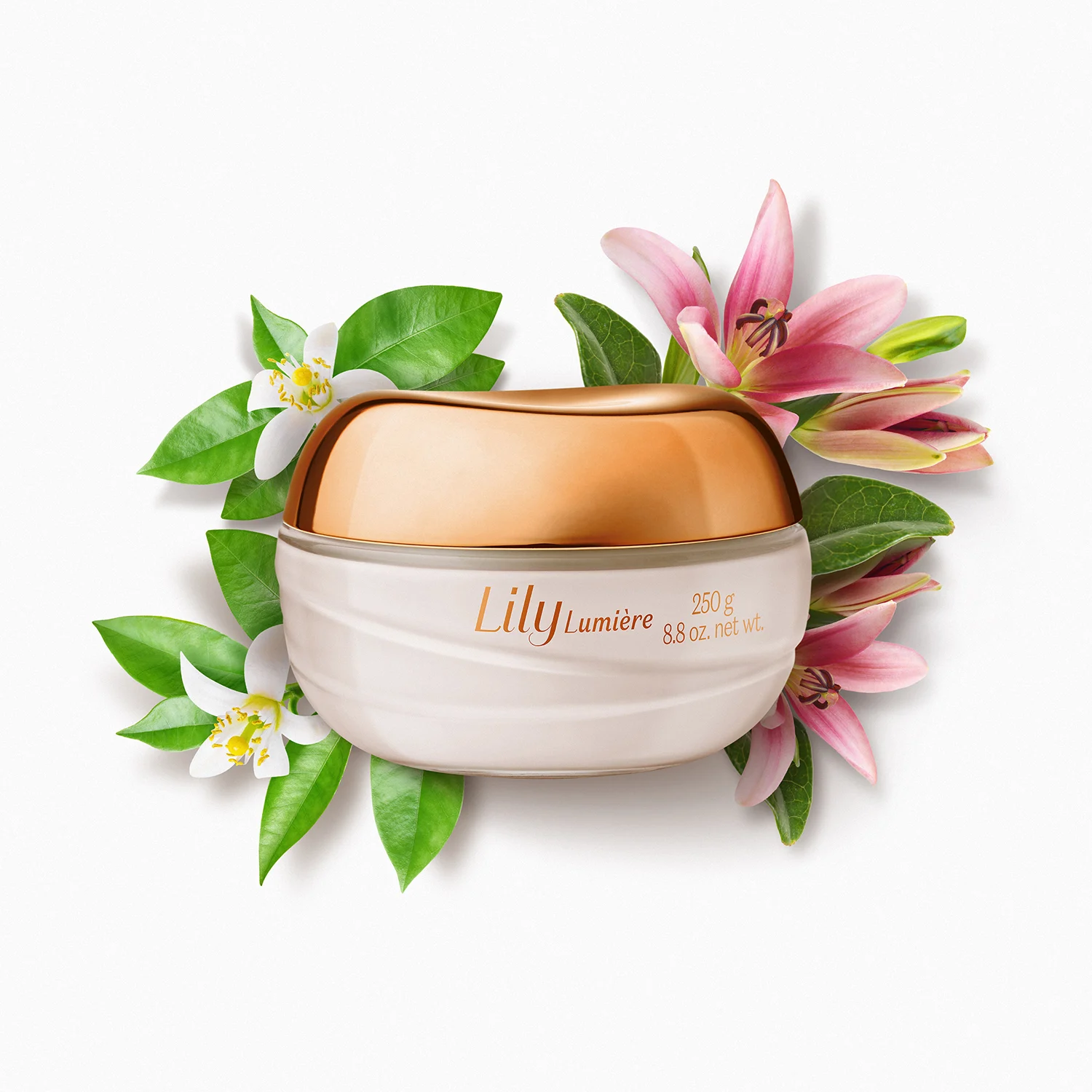 Creme Acetinado Hidratante Desodorante Corporal Lily Lumière 250G 2