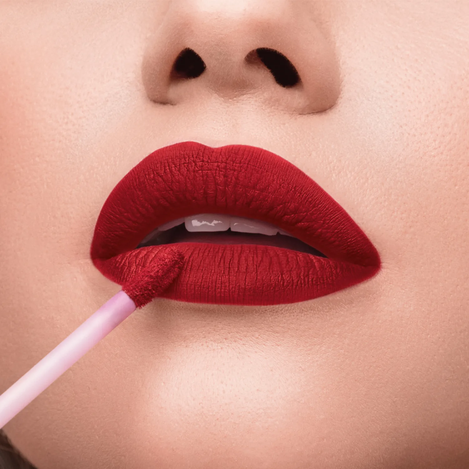 Batom Líquido Niina Secrets Skinny Matte Vermelho Hibisco 4Ml 2