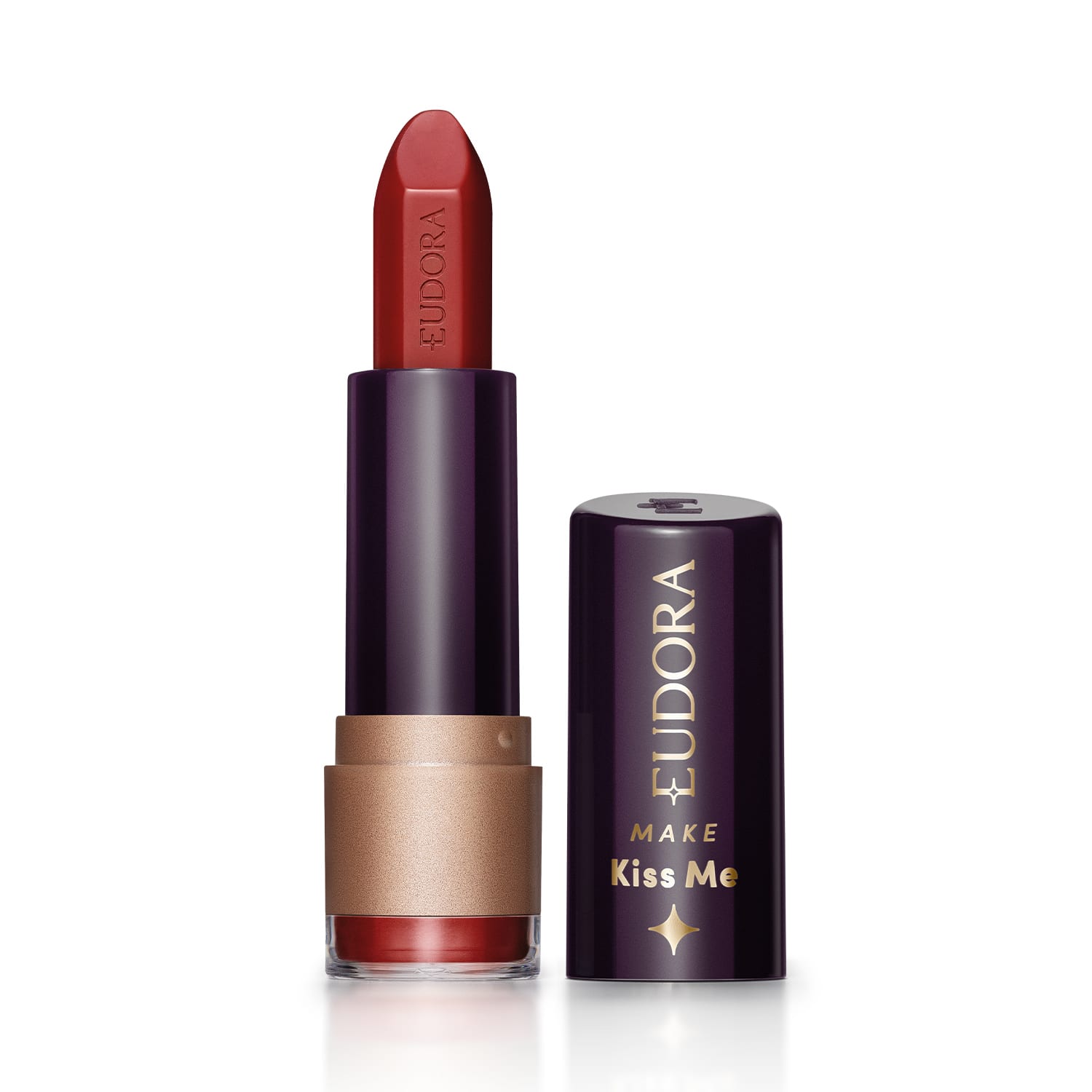 Batom Matte Vermelho Moderno Eudora Make Kiss Me 3,7G