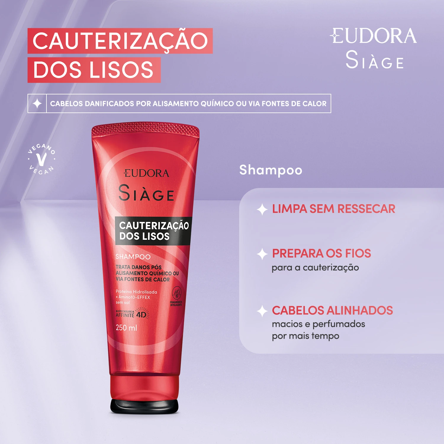 Shampoo Siàge Cauterização Dos Lisos 250Ml 2
