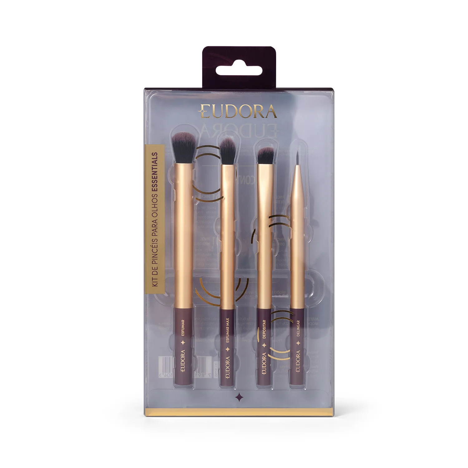 Kit De Pincéis Para Olhos Essentials