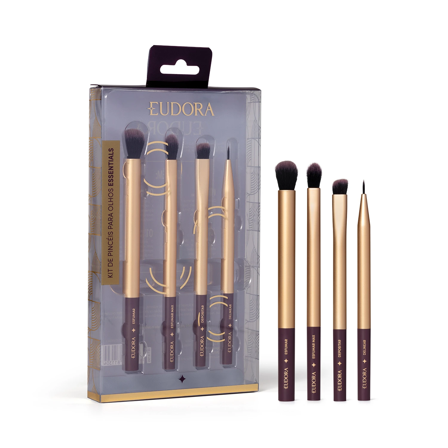 Kit De Pincéis Para Olhos Essentials 2