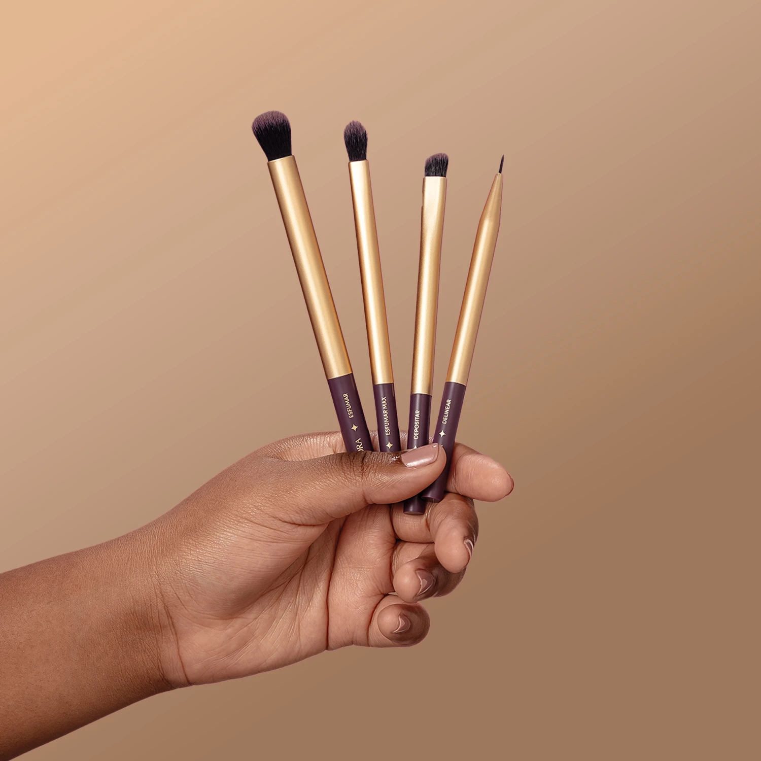 Kit De Pincéis Para Olhos Essentials 3