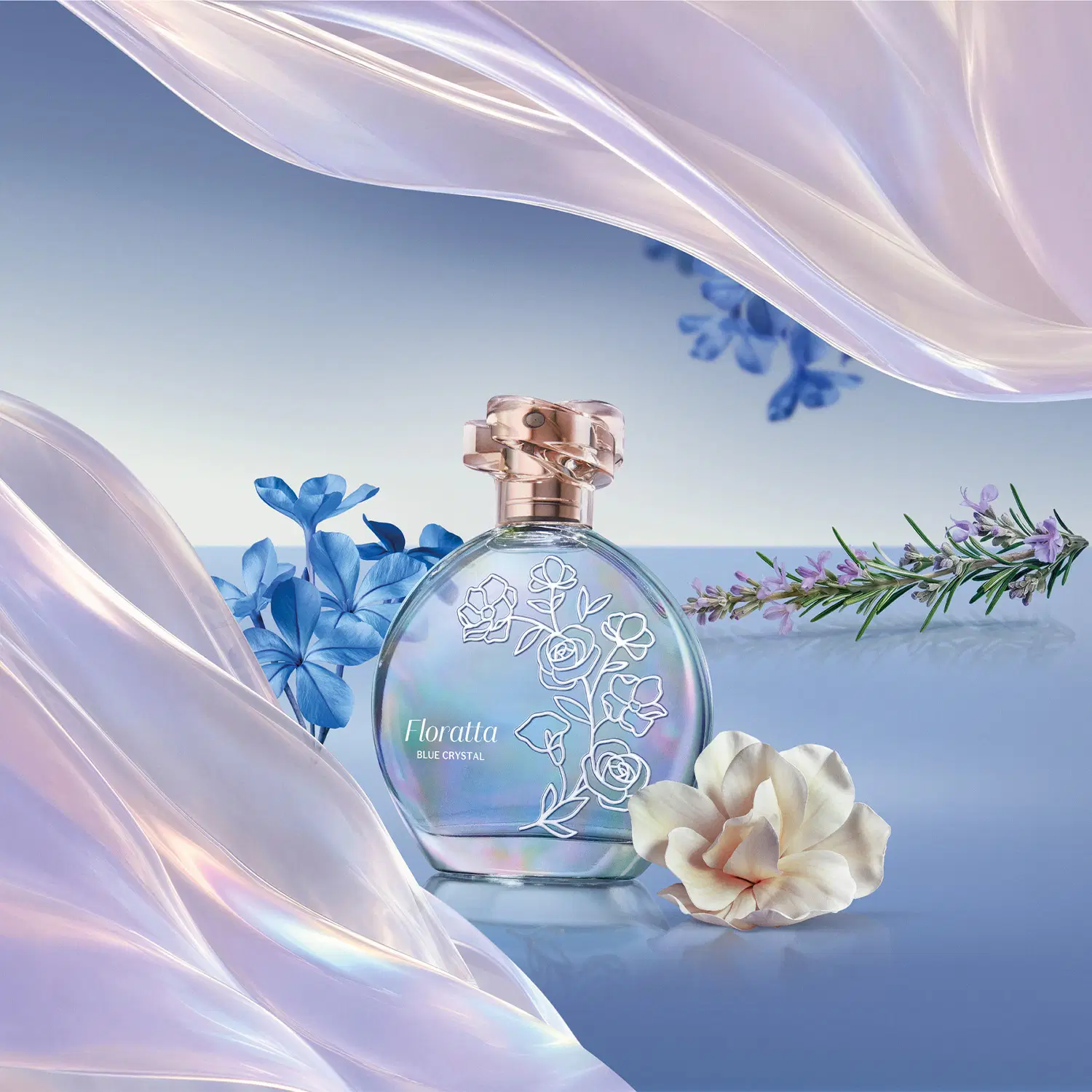 Floratta Blue Crystal Desodorante Colônia 75Ml