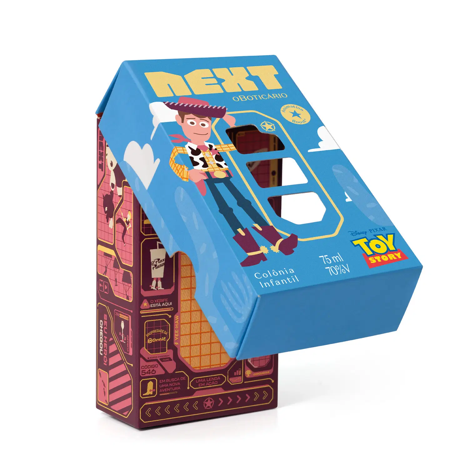 Colônia Infantil Toy Story Next Rodeio Do Xerife 75Ml 3