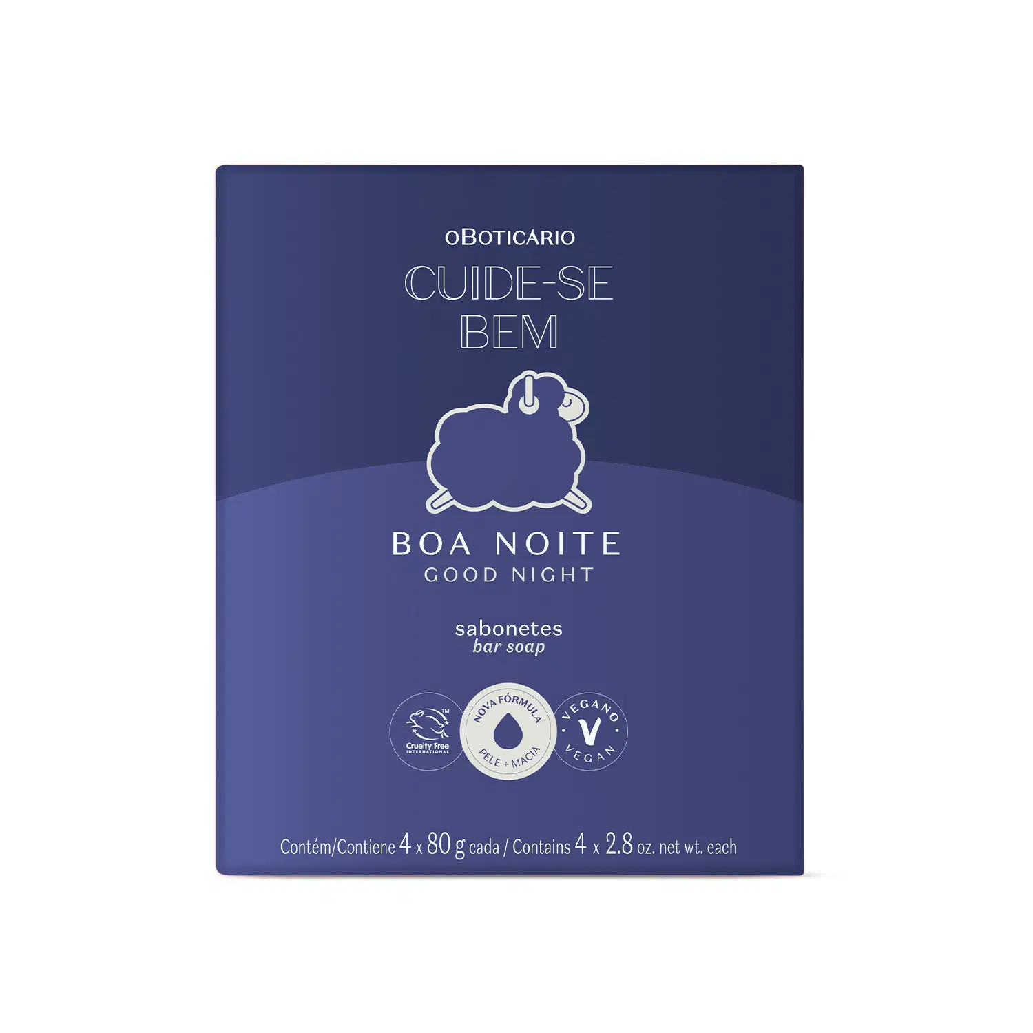 Sabonetes Em Barra Cuide-Se Boa Noite 4X80G